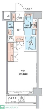 MFPRコート菊川の物件間取画像